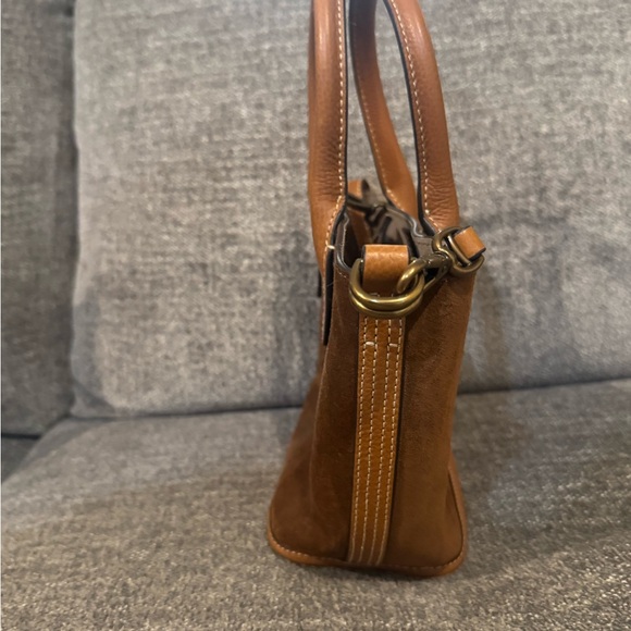 NEW OFFERS WELCOMED Polo by Ralph Lauren Suede Bellport mini tote bag - Picture 4 of 4